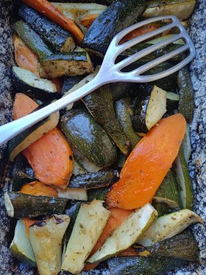 Recette Gratin de courgettes et patates douces