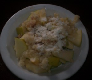Recette Crumble pomme ramboutan