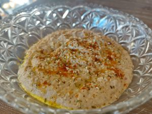 Recette Caviar d'aubergines, chèvre frais et paprika fumé