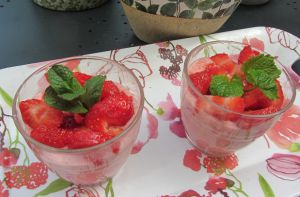 Recette Délice de fraises au yaourt
