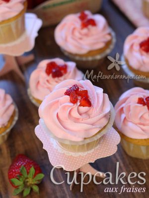 Recette Cupcakes aux fraises
