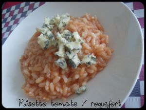 Recette Risotto à la tomate et au roquefort