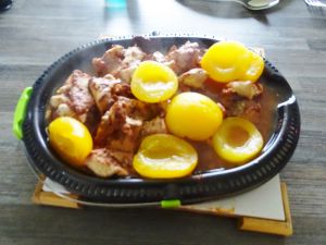 Recette Tajine poulet/abricots/pruneaux