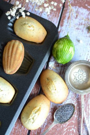 Recette Madeleines citron vert pavot