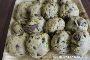 Recette Cookies au chocolat noir et pistaches