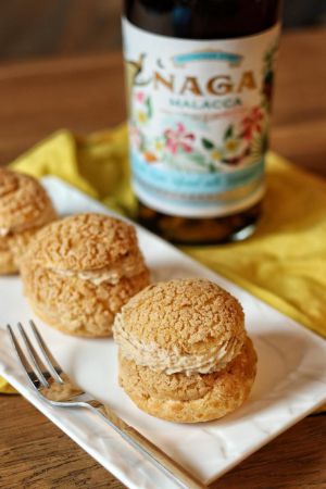 Recette Choux Praliné #RhumAvent avec le Rhum Malacca de Naga