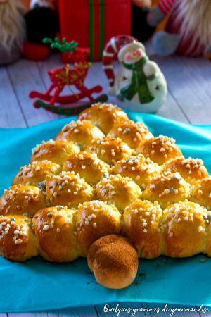 Recette Sapin brioché au chocolat