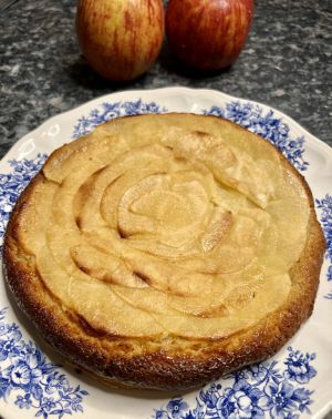 Recette Tarte aux pommes à la frangipane