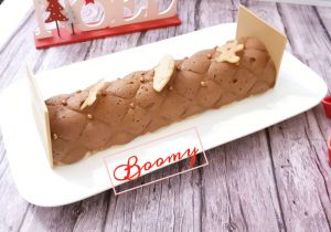 Recette Bûche à la mousse au chocolat