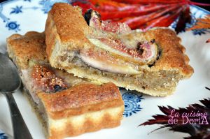 Recette Tarte aux figues et amande