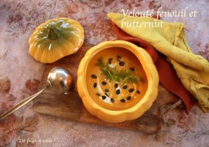 Recette Velouté de fenouil et courge butternut