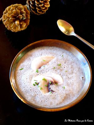 Recette Velouté de champignons au foie gras