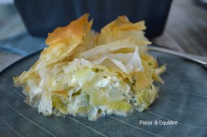 Recette Prasopita, tourte grecque aux poireaux et à la feta