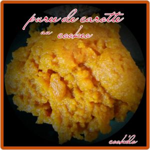 Recette Purée de carottes au cookeo ww