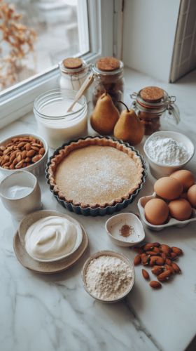Recette Pear and Almond Tart: A Fall Favorite with a Buttery Twist