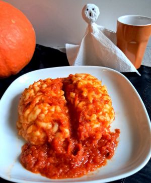 Recette Cervelle de coquillettes sanglante