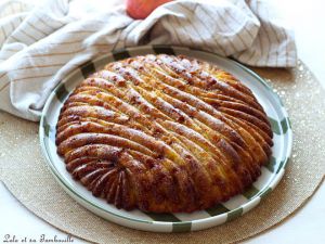 Recette Gâteau moelleux pommes & caramel
