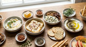 Recette Délicieuse sauce crémeuse au fromage frais et fruits secs pour sublimer vos crudités