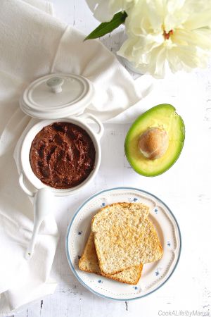 Recette Pâte à tartiner avocat, cacao, noisettes (vegan) - Bataille Food #35