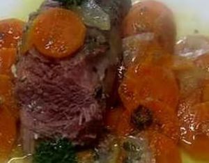 Recette Filet mignon aux carottes