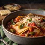 Recette Vegetarian Lasagna Soup – Meatless Monday Dinner