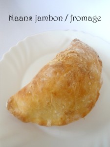 Recette Naans jambon / fromage