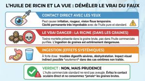 Recette L’huile de ricin peut-elle vraiment rendre aveugle ?