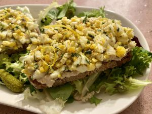 Recette Tartine œuf mimosa de Cyril Lignac