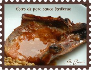 Recette Côtes de porc sauce barbecue