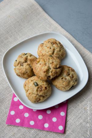 Recette Cookies salés de Lausanne aux figues et oignons grillés