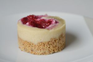 Recette Cheesecake vegan sans gluten à la framboise