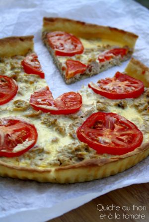 Recette Quiche au thon et à la tomate