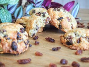 Recette Cookies aux raisins secs