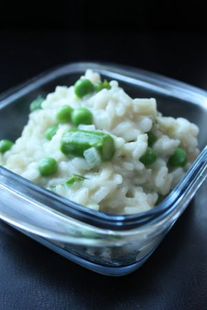 Recette Risotto aux asperges et petits pois