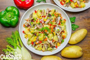 Recette Salade de pommes de terre aux sardines et fenouil