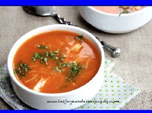 Recette Soupe algérienne au poulet ( la hrira )