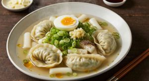 Recette Soupe Coréenne Tteok Mandu Guk : recette Authentique