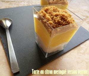 Recette Tarte au citron meringue version verrine