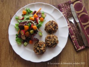 Recette Croquettes de quinoa aux champignons +
