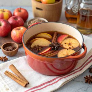 Recette Homemade Dutch Oven Apple Cider – Slow-Simmered Perfection