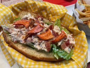 Recette Lobster roll bacon et sriracha