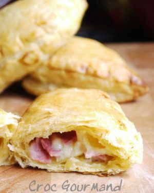 Recette Chaussons jambon-fromage