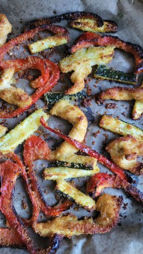 Recette Poulet et légumes gratinés au four