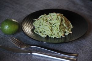 Recette Spaghetti à l’avocat et citron vert