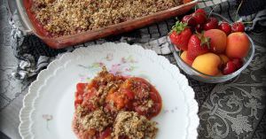 Recette Crousti-crumble aux fruits d'été (vegan)