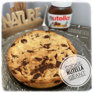 Recette Cookie Géant au Nutella©