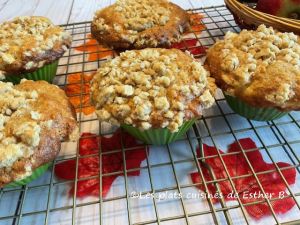 Recette Muffins à la croustade aux pommes