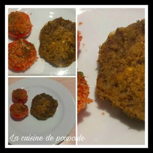 Recette Steak de lentilles et tomates à la provençale au thermomix ou sans (végan)