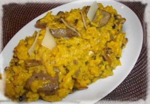 Recette Risotto Safrané aux Foies de Volaille