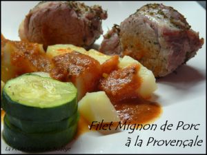 Recette Filet Mignon de Porc à la Provençale (100% Cook'in)